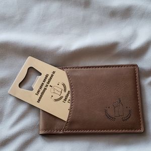 NWT Bottle Opener Wallet